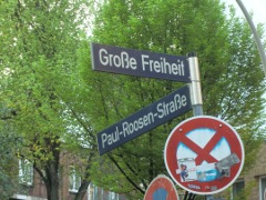 Ende der Großen Freiheit, Ecke Paul-Roosen-Straße