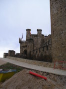 Die Festung der Templer in Ponferrada aus dem 12. Jhdt