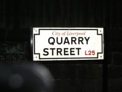 Quarry Street, eine Querstraße nach dem Strawberry Field