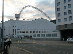 Die Wembley Arena befindet sich direkt in der Nachbarschaft zum Wembley Stadium